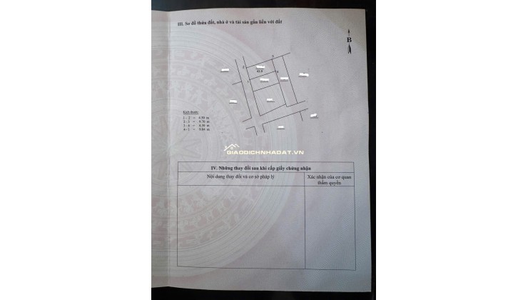 Bán đất ngõ ô tô Nguyễn Lam – Long Biên: 43,9m², mặt tiền 4,5m, vị trí hiếm có